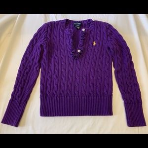 Ralph Lauren Purple Sweater